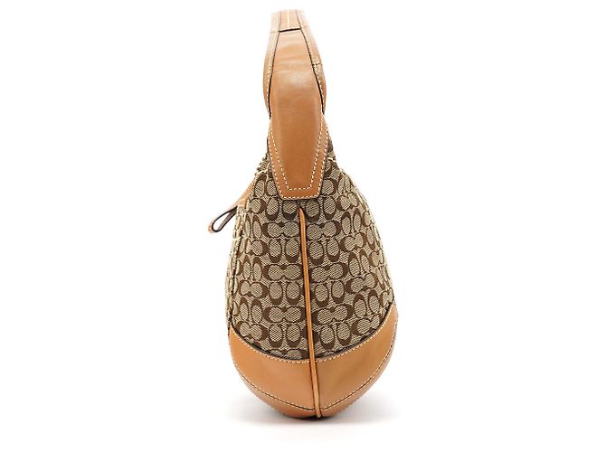 Coach 10772 Borsa a Tracolla Signature Canvas Beige Tan - vista 2
