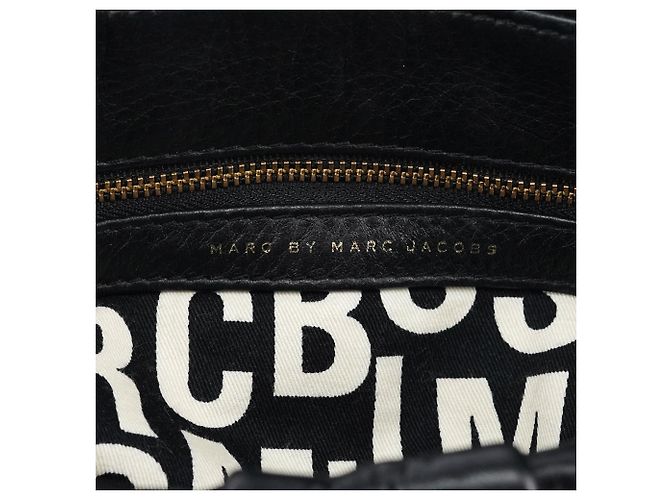 Marc by Marc Jacobs Borsa 2-Way Classic Q in pelle nera - vista 11