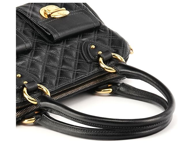 Marc Jacobs Borsa Tote Blake in pelle trapuntata nera - vista 10