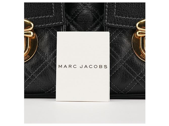 Marc Jacobs Borsa Tote Blake in pelle trapuntata nera - vista 11