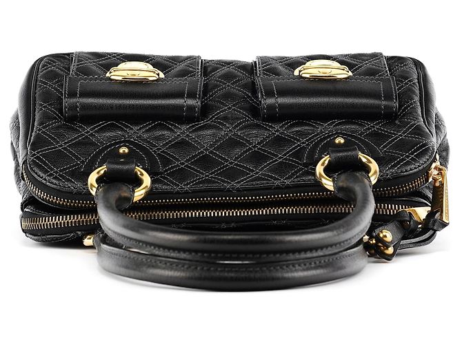 Marc Jacobs Borsa Tote Blake in pelle trapuntata nera - vista 4