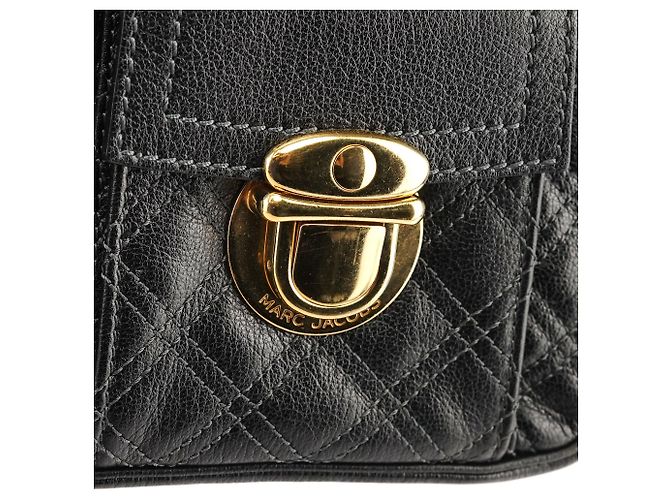 Marc Jacobs Borsa Tote Blake in pelle trapuntata nera - vista 6
