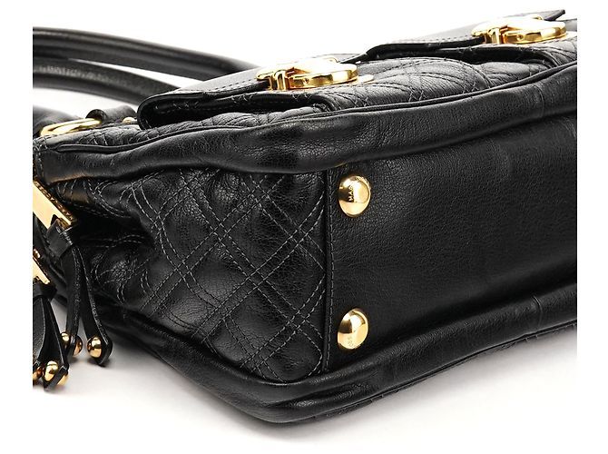 Marc Jacobs Borsa Tote Blake in pelle trapuntata nera - vista 8
