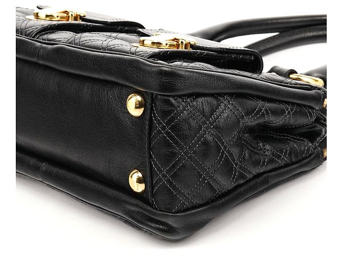 Marc Jacobs Borsa Tote Blake in pelle trapuntata nera - vista 9