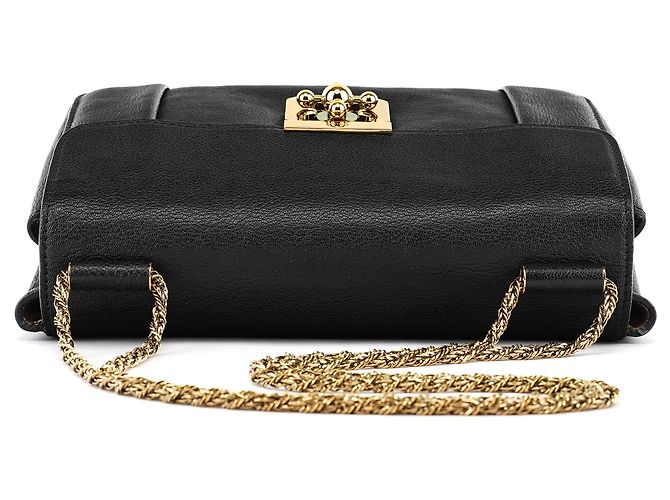 Chloé Borsa 2-Way Elsie in pelle nera - vista 4