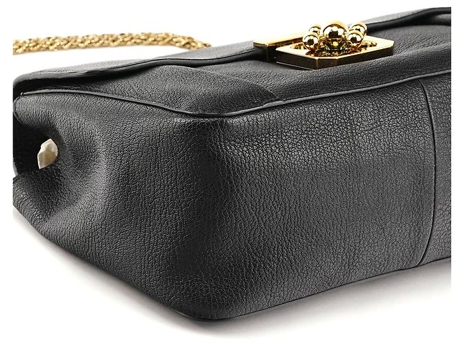 Chloé Borsa 2-Way Elsie in pelle nera - vista 6