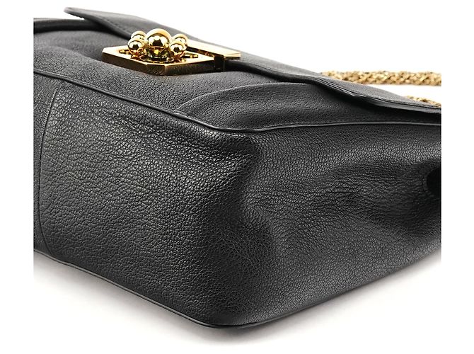 Chloé Borsa 2-Way Elsie in pelle nera - vista 7