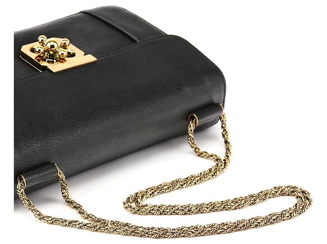 Chloé Borsa 2-Way Elsie in pelle nera - vista 8