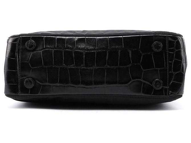 Prada Borsa a tracolla B8434 Black Tessuto Metallo - vista 4