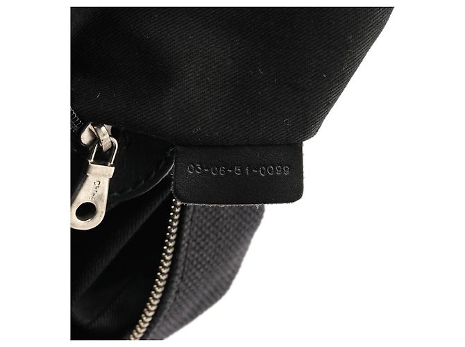 Chloé Borsa Boston in tela logo blu navy - vista 12