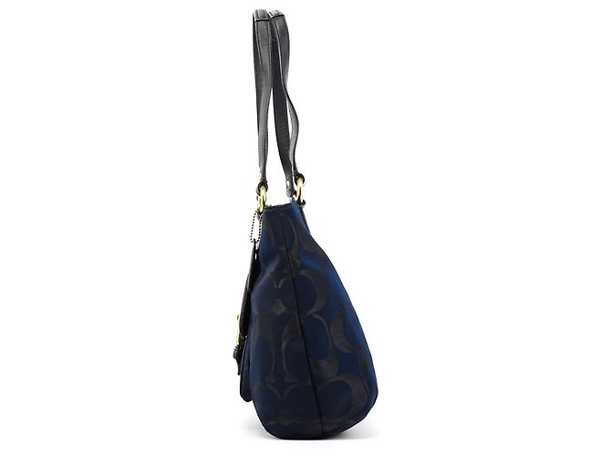 Coach Borsa Tote Campbell Soho F26246 Navy Black - vista 2