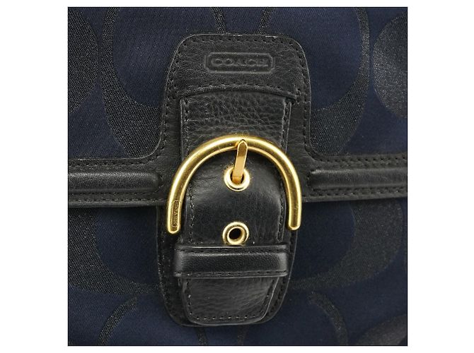 Coach Borsa Tote Campbell Soho F26246 Navy Black - vista 5