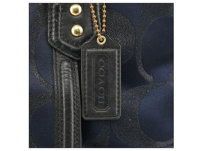 Coach Borsa Tote Campbell Soho F26246 Navy Black - vista 6