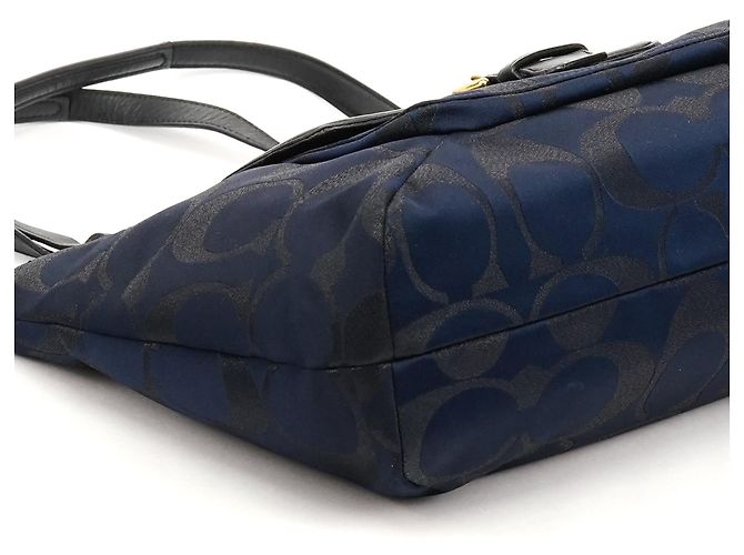 Coach Borsa Tote Campbell Soho F26246 Navy Black - vista 7
