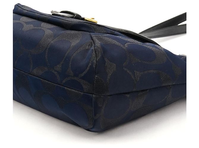 Coach Borsa Tote Campbell Soho F26246 Navy Black - vista 8