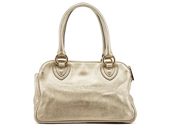 Marc Jacobs Borsa Tote Blake in pelle metallizzata oro - vista 3
