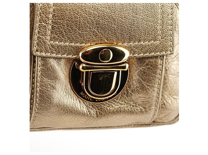 Marc Jacobs Borsa Tote Blake in pelle metallizzata oro - vista 6