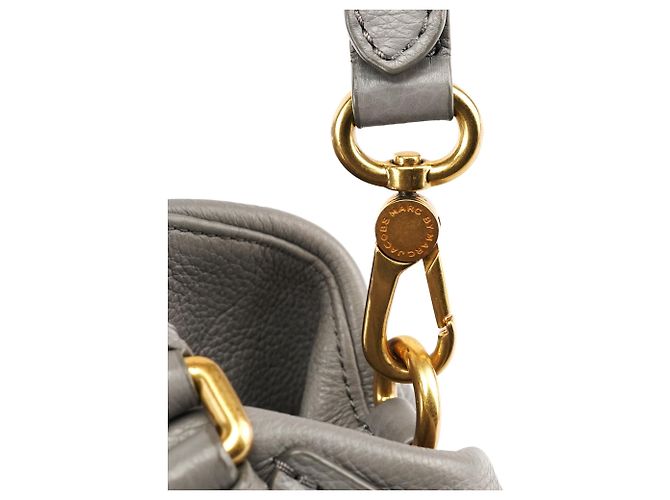 Marc by Marc Jacobs Borsa 2-Way Classic Q Fran in pelle grigia - vista 10
