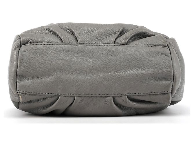 Marc by Marc Jacobs Borsa 2-Way Classic Q Fran in pelle grigia - vista 5