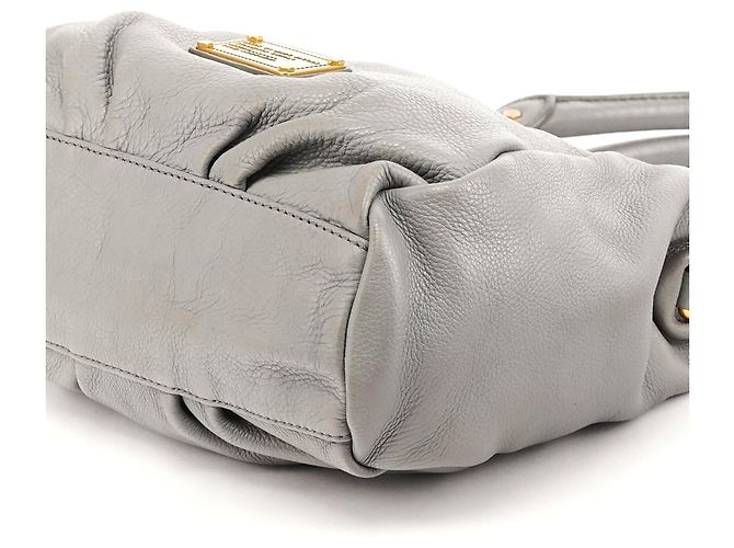 Marc by Marc Jacobs Borsa 2-Way Classic Q Fran in pelle grigia - vista 8