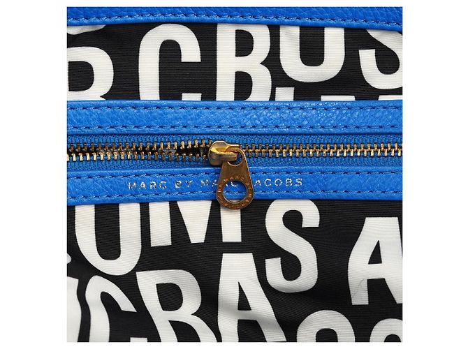 Marc by Marc Jacobs Borsa 2-Way Classic Q Fran in pelle blu - vista 12