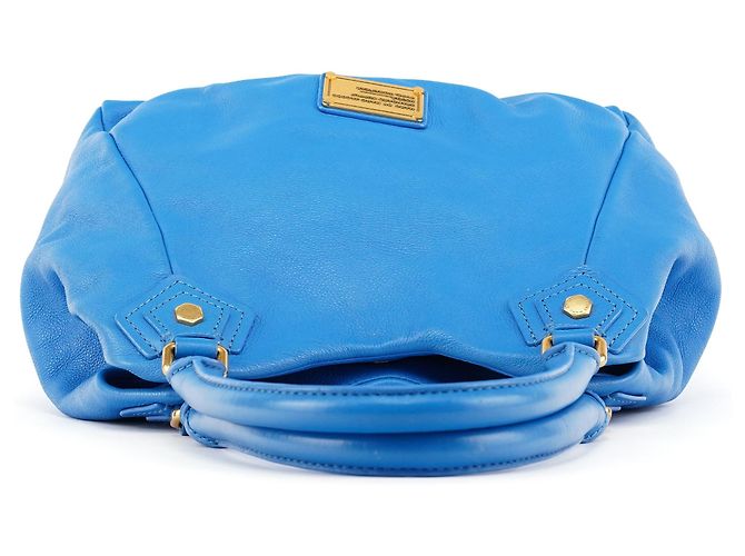 Marc by Marc Jacobs Borsa 2-Way Classic Q Fran in pelle blu - vista 4