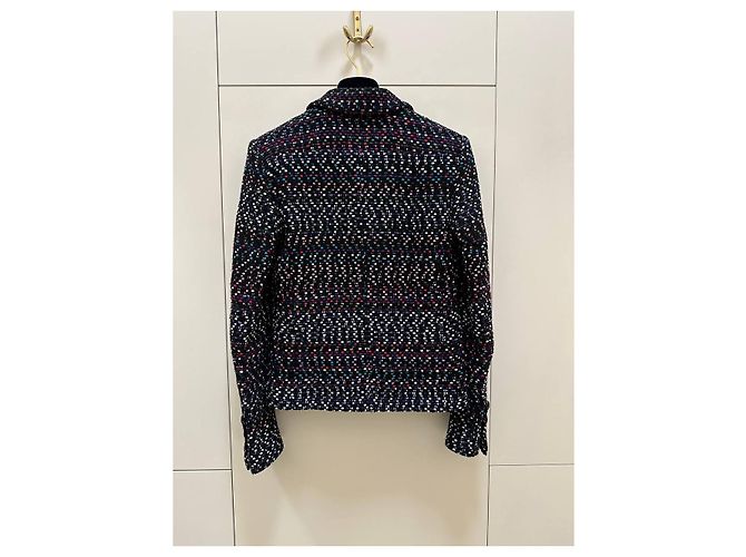 CHANEL Multicolor Tweed Jacke - 2017 Sz.34 Gebraucht - Ansicht 2