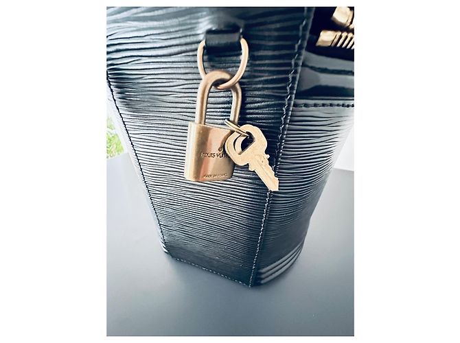 Louis Vuitton Epi Leder Vanity Case Schwarz - Ansicht 9