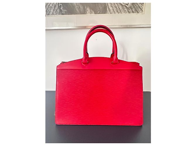 Louis Vuitton Alma Epi Pelle Rossa - vista 2