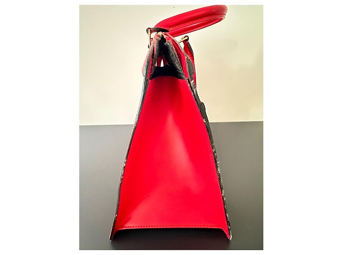 Louis Vuitton Alma Epi Pelle Rossa - vista 7