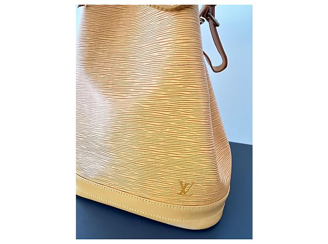 Louis Vuitton Borsa a Secchiello Epi Noe in Pelle Gialla - vista 2