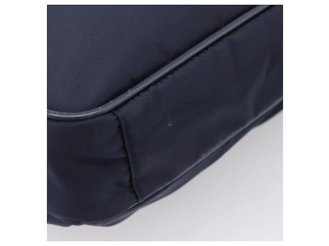 PRADA Shoulder Bag Nylon Navy Silver - vista 10