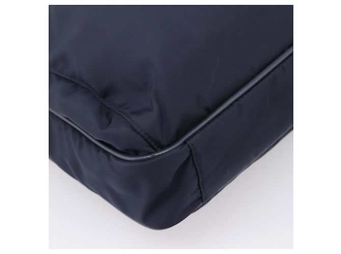PRADA Shoulder Bag Nylon Navy Silver - vista 15