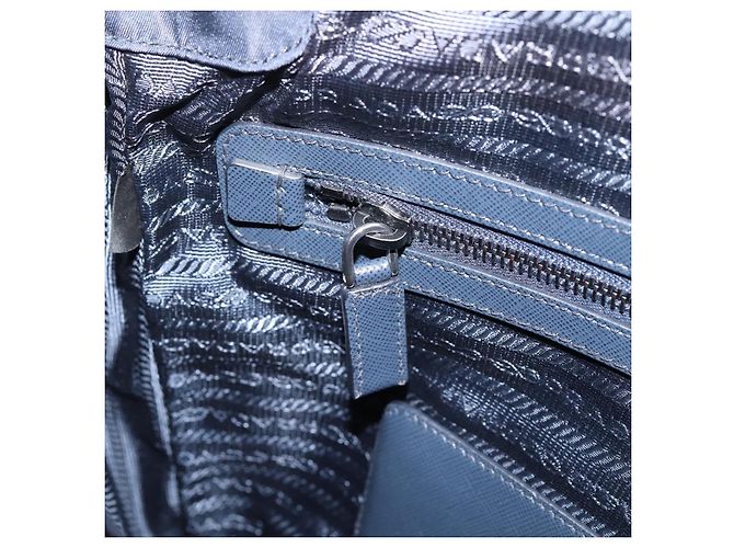 PRADA Shoulder Bag Nylon Navy Silver - vista 23