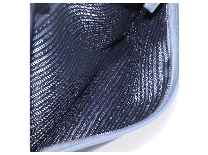 PRADA Shoulder Bag Nylon Navy Silver - vista 28
