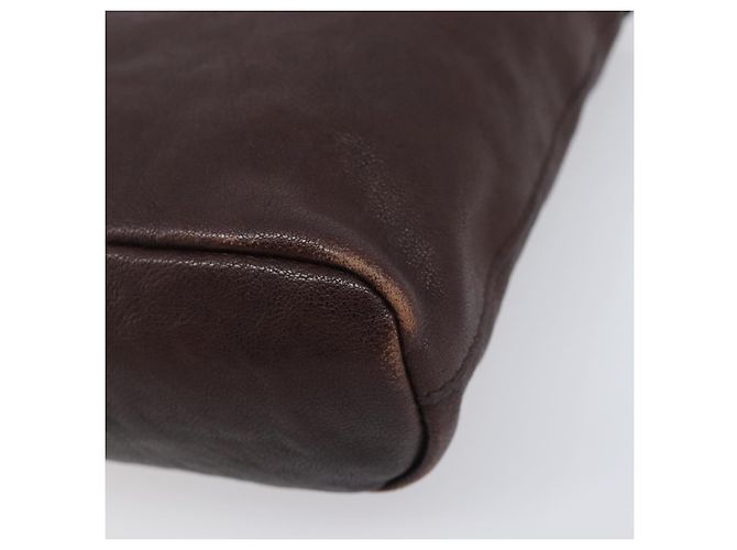 Miu Miu Shoulder Bag Leather Brown - vista 16