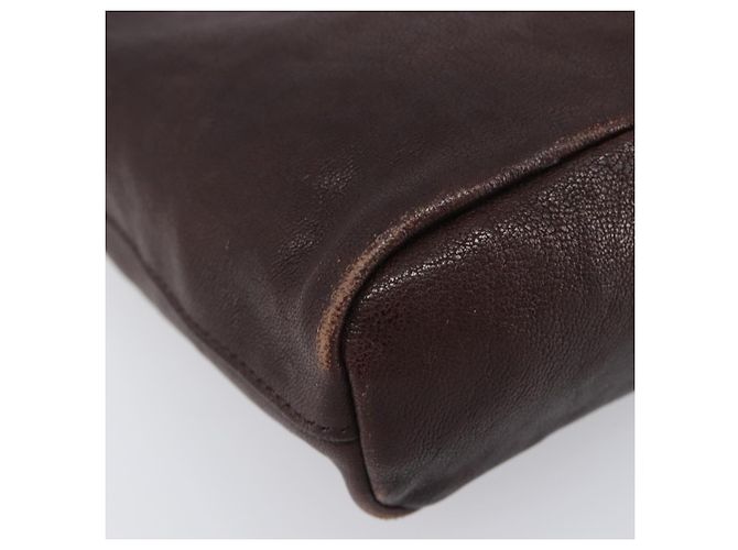 Miu Miu Shoulder Bag Leather Brown - vista 17