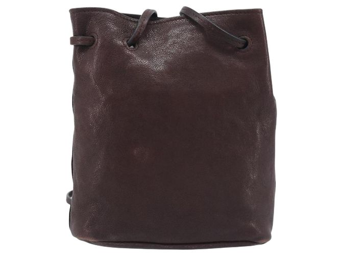 Miu Miu Shoulder Bag Leather Brown - vista 2