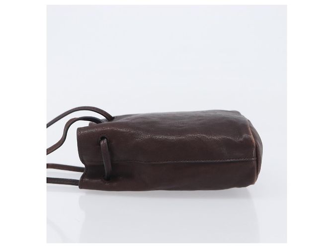 Miu Miu Shoulder Bag Leather Brown - vista 4