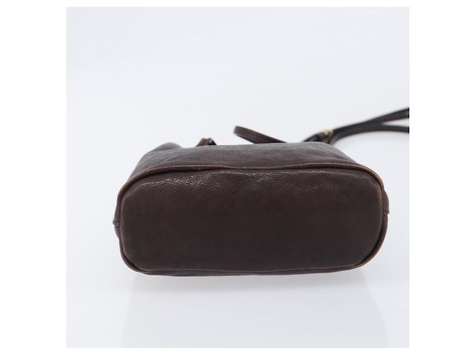 Miu Miu Shoulder Bag Leather Brown - vista 5