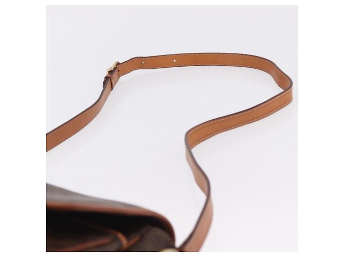 Céline CELINE Macadam Canvas Shoulder Bag PVC Leather Brown Gold - vista 14