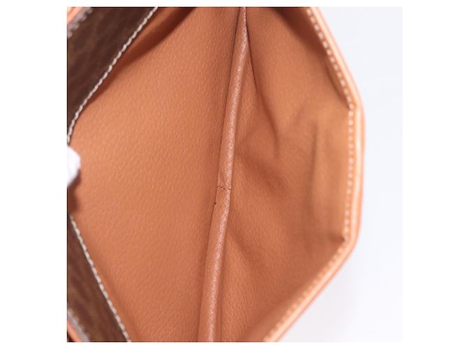 Céline CELINE Macadam Canvas Shoulder Bag PVC Leather Brown Gold - vista 27