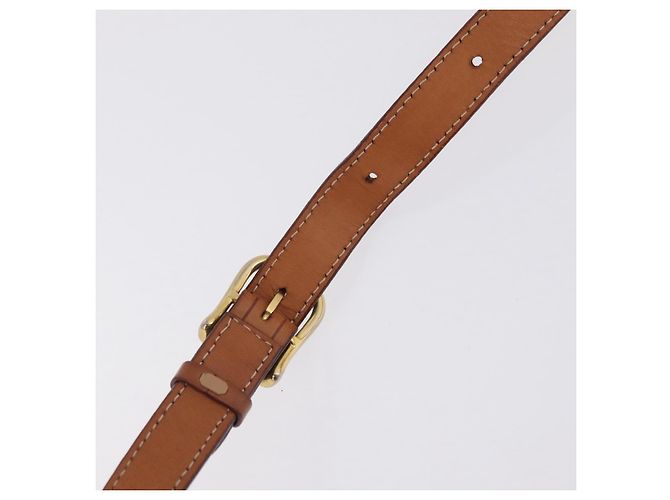 Céline CELINE Macadam Canvas Shoulder Bag PVC Leather Brown Gold - vista 8