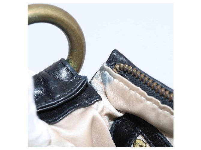 Chloé Chloe Hand Bag Leather Black - vista 11