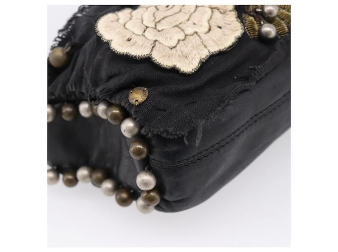 Chloé Chloe Hand Bag Leather Black - vista 18