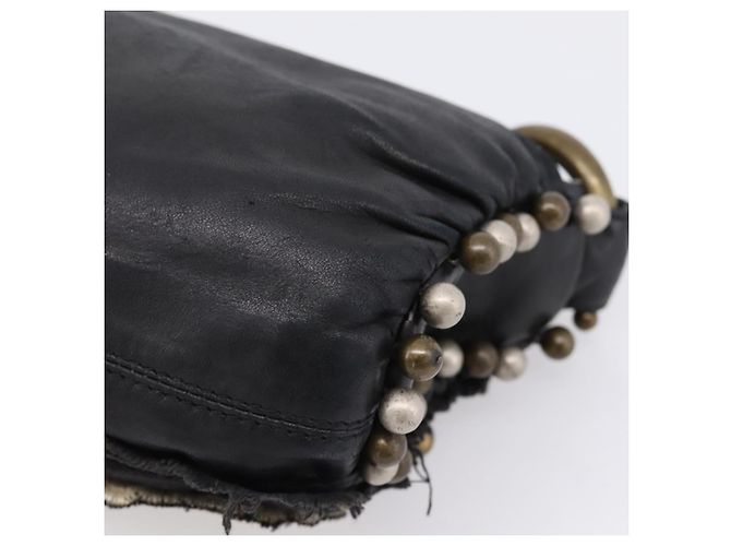 Chloé Chloe Hand Bag Leather Black - vista 19