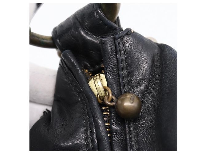 Chloé Chloe Hand Bag Leather Black - vista 21