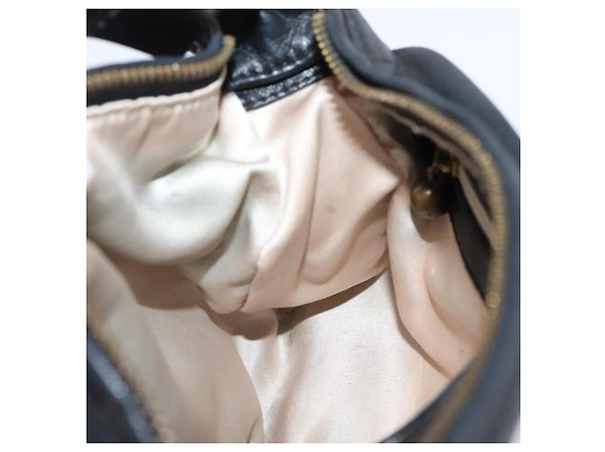 Chloé Chloe Hand Bag Leather Black - vista 24