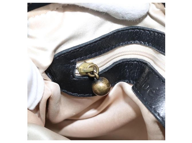 Chloé Chloe Hand Bag Leather Black - vista 25