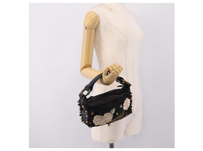 Chloé Chloe Hand Bag Leather Black - vista 27